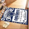 Dallas Area Rug Suitable for Outdoor Dormitory Foyer Dining Room Antislip Carpet Office Home Decor Gift for Festivals