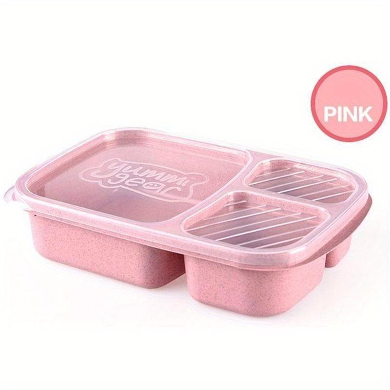 Portable Lunch Wheat Straw Lunch Box Single Layer Microwave Food Box Biodegradable Lunch Storage Container