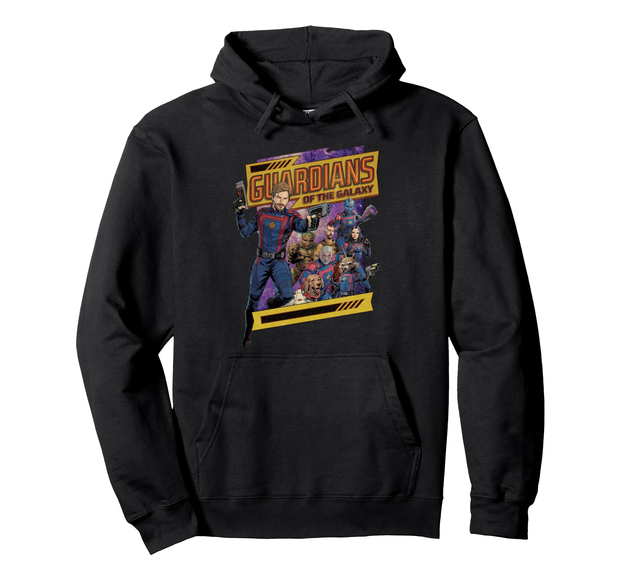 

Marvel Guardians of the Galaxy Volume 3 Comic Style and Logo Hoodie