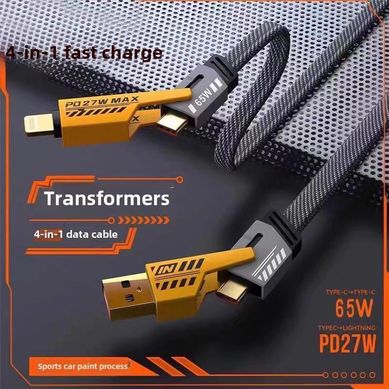 Încărcare Rapidă Patru-în-Un PD cu Două Capete Type-C Multifuncțional Portabil USB pentru Notebook