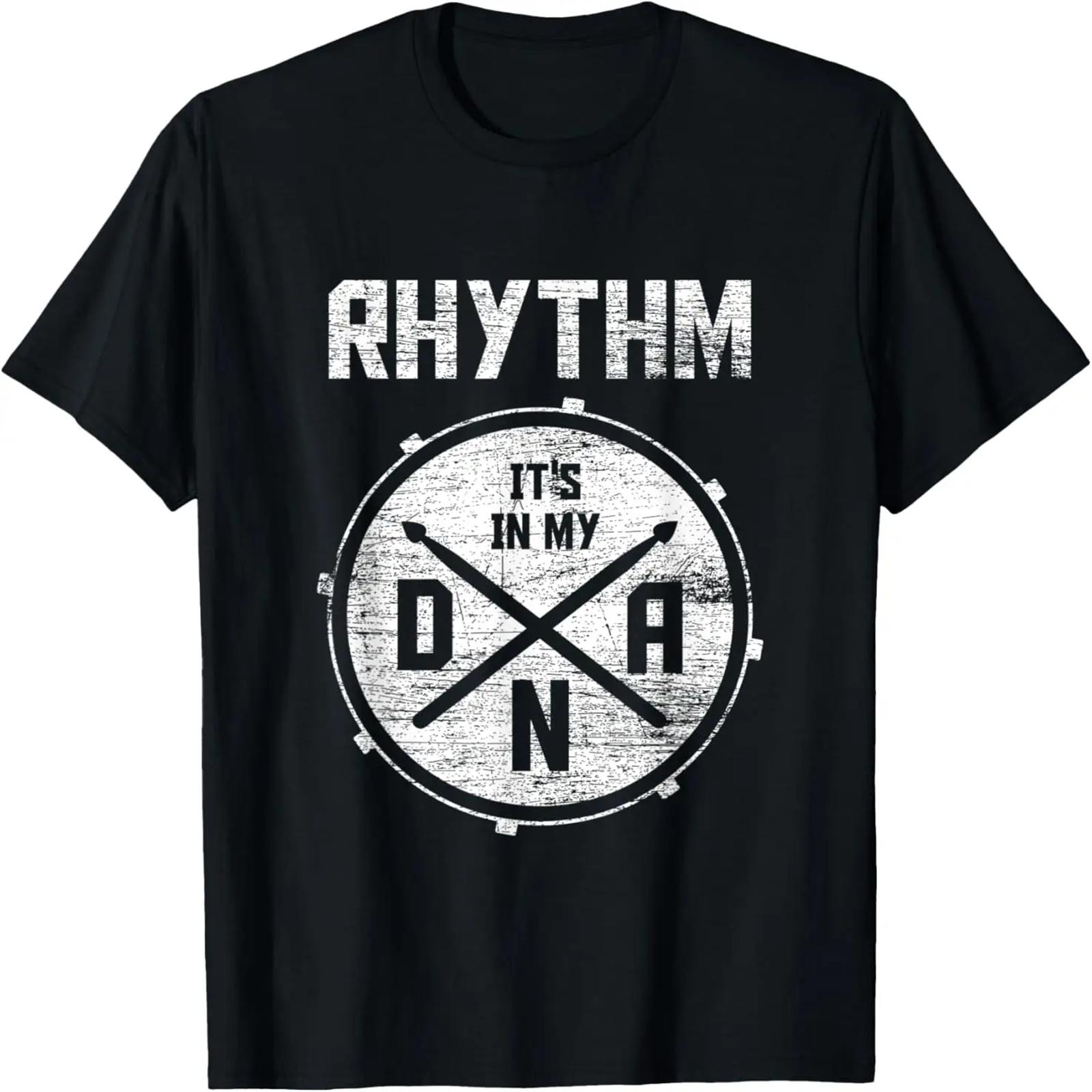 Rhythm It Is In My Dna Drums T-Shirt S