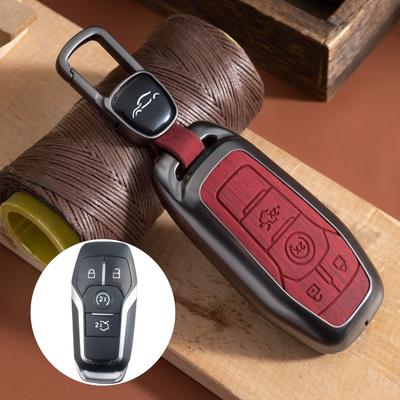 4 Buttons Tpu Car Key Case Cover Shell Fob Holder For Ford Mustang Fusion Explorer Edge F-150 Mondeo For Lincoln Mkz Mkc Mkx