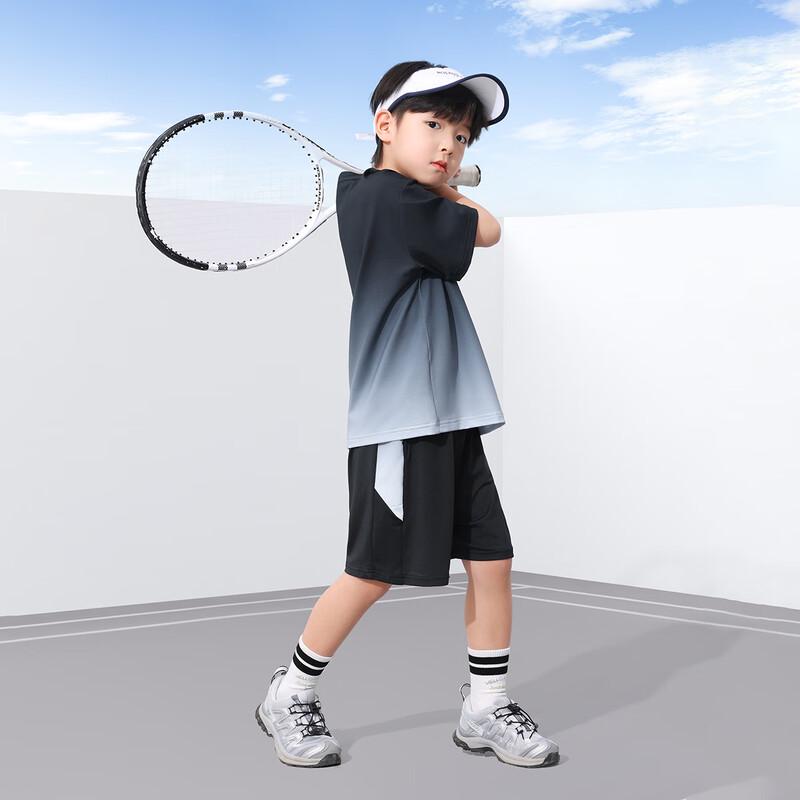Zuoxi Boys' Quick-Dry Short-Sleeve Two-Piece Set