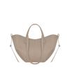 Genuine Polene Women's Large Cowhide Tote with Pleated Design – Shoulder and Underarm Fashion Bag.