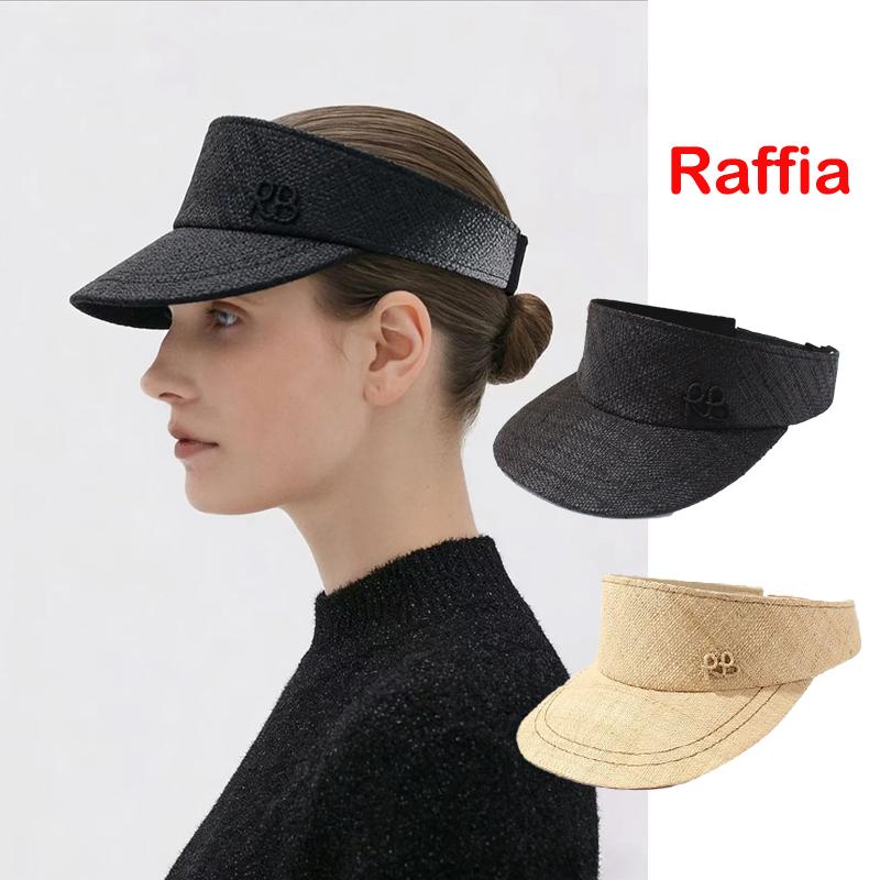 2026 Neue Mode Harte Raffia-Gras Leere Oberseite Handgefertigt Buchstabe Sonnenhut Sommer Strand Sonnenschutzhut Klassisches Designer Viosr Kappe