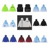 Winter Trapstar Bestickter Reißverschluss Kapuzen Windbreaker Lockere Jacke Herren
