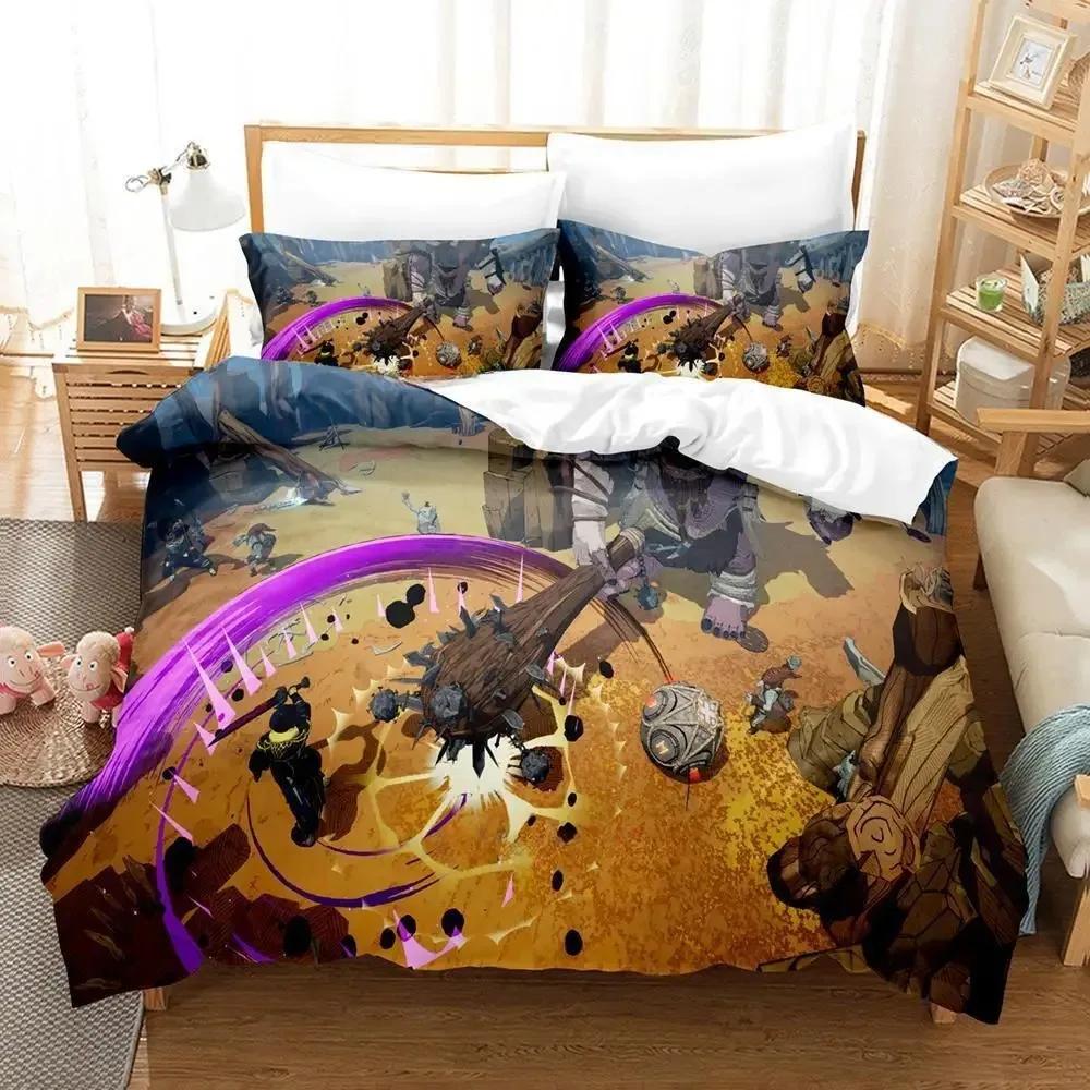 Tribes of Midgard Beding Set Single Twin Ful Quen King-Sized Dimensionsd Dimensions Bed Linen Set Adult People Kid Bedrom Duvet cover Sets 3D Game Bed