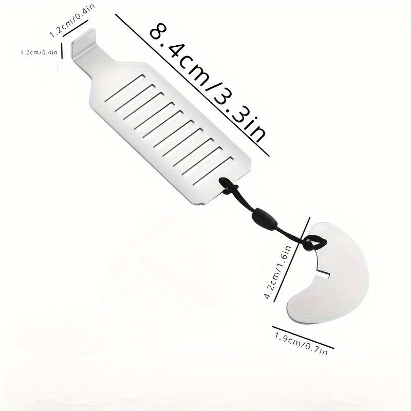 1pc Portable Security Door Lock: Polished Metal, Touch Control, Door Stopper Hotel Portable Door Stopper Girls Security Blocking Door Counter