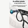 KI-Fotorecognition Smarte Brille 8MP Kamera Videoaufnahme Bluetooth Anruf Sprachübersetzung Sonnenbrille