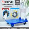 Portable Folding Flatbed Hand Cart for Shopping and Transport