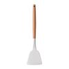 High-Temperature Resistant Wooden Handle Silicone Spatula, Non-Stick, Ideal for Stir-Frying and Daily Cooking