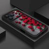 Soft TPU Phone Case For iPhone 17 Pro 15 16 Pro Max 14 13 Pro Max 16e 17e Shockproof Red Rose Candy Color Silicone Back Cover