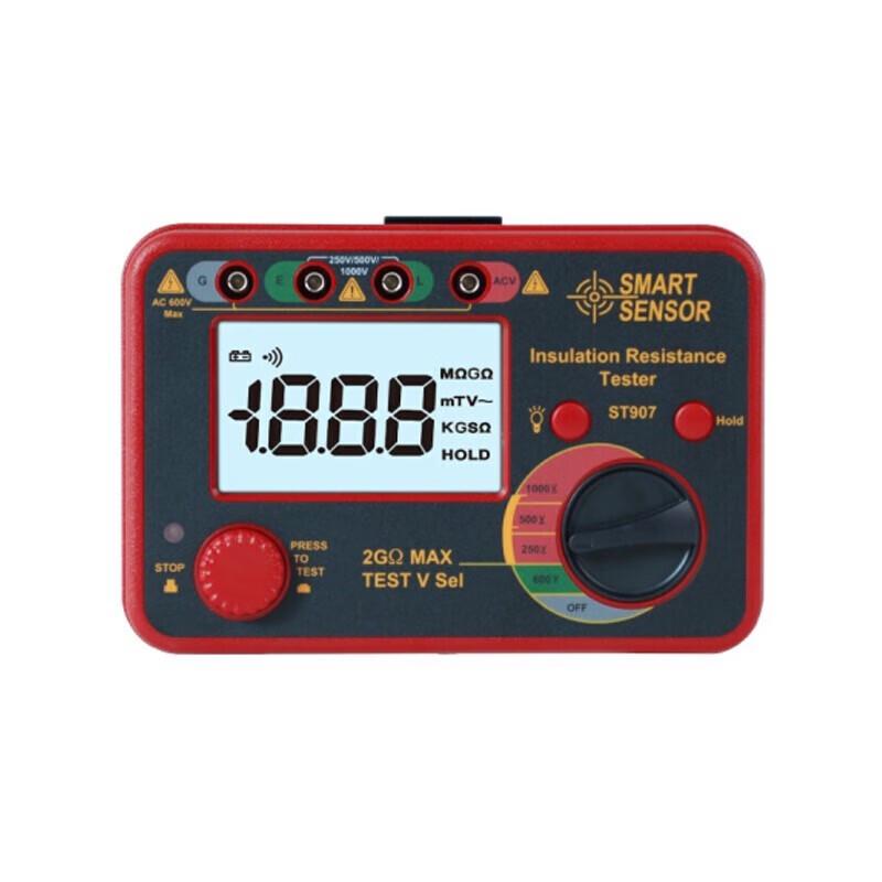 CEM ST907 Digital Handheld Insulation Resistance Tester (1000V) (CN Version)