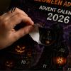 Holiday Countdown Gift Box Halloween Advent Calendar 24 Day with Witch Ghost Unique Collectible Figurines Figurines Spooky Toy Set for Kids,