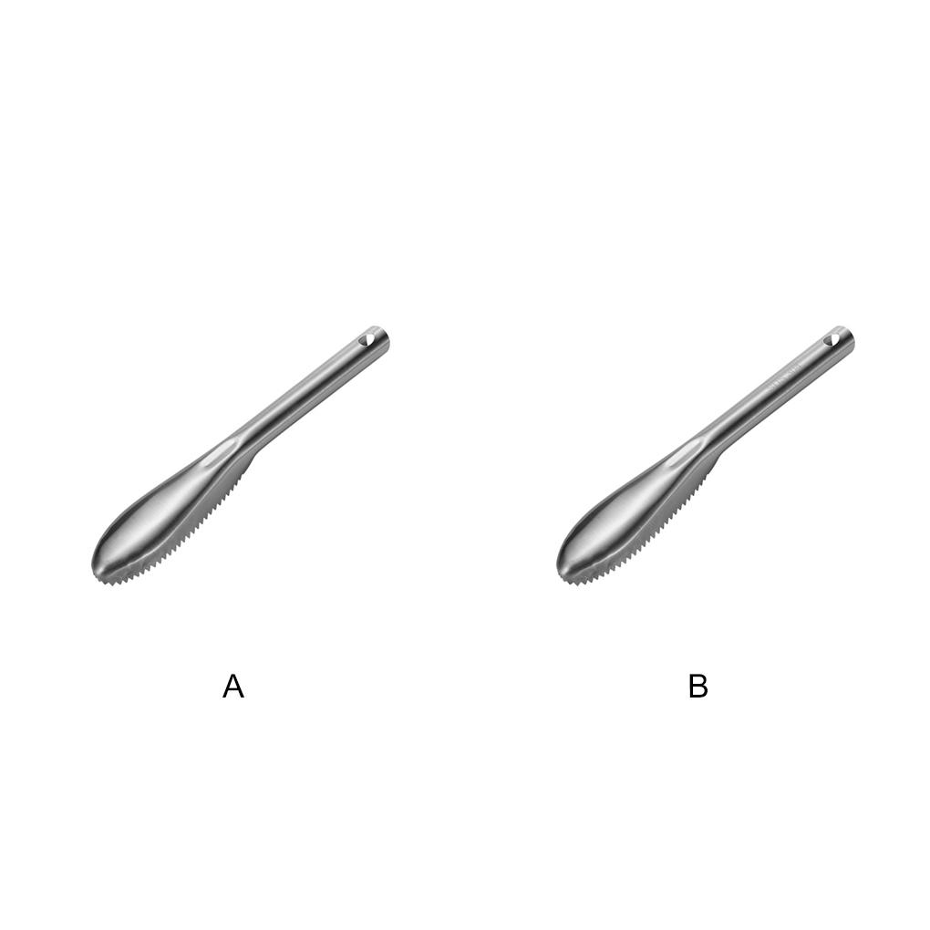 Schaber Fischhautschuppenschneider aus Edelstahl zum Entfernen von Schuppen, komfortabler Griff, pflegeleichtes Haushaltsküchengerät