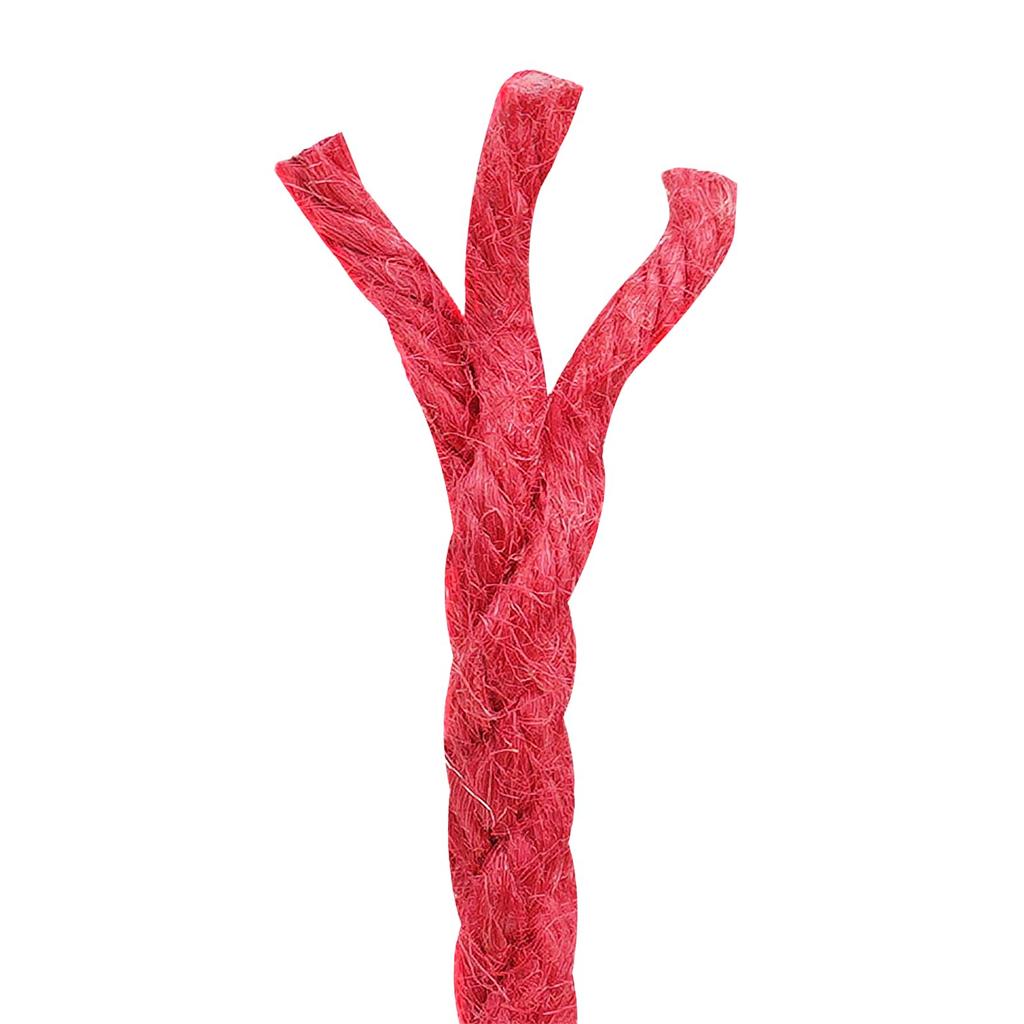 Jute Rope Red 100percent Tossa Jute