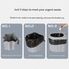 Flip-top Portable Toilet Use Garbage Bags Camping Toilet Accessories Vehicle-mounted Toilet  Hiking