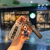 Car Key Case Cover Shell For Mercedes Benz A C E S G Class GLC CLE CLA GLB GLS W177 W205 W213 W222 X167 AMG Keychain CE6