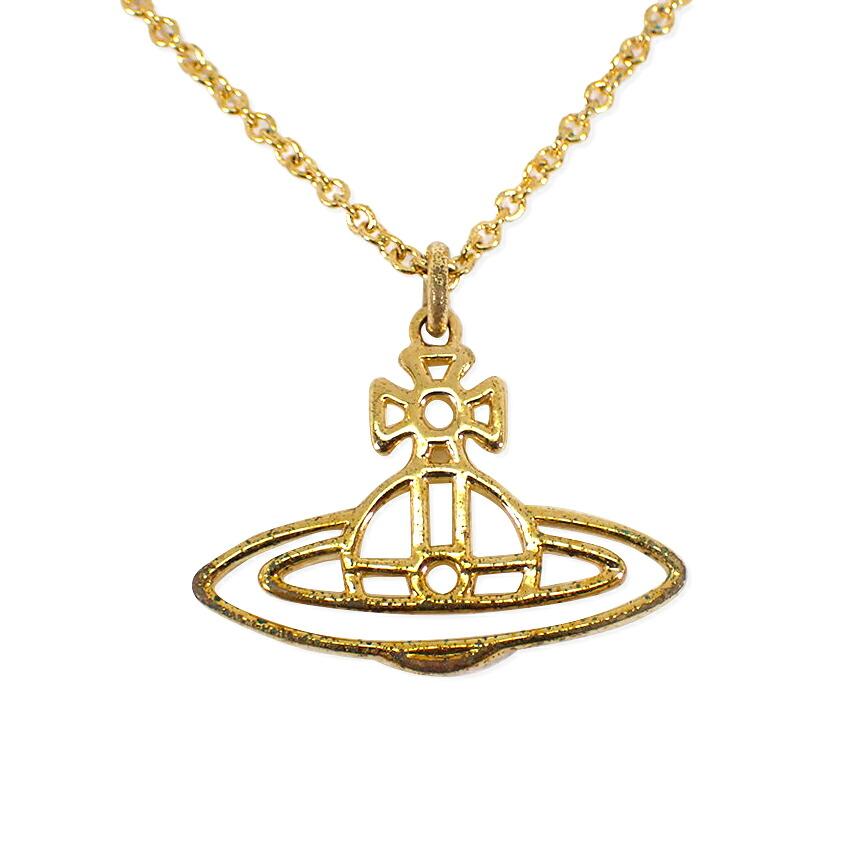 [Brukt] Vivienne Westwood Orb Anheng Halskjede j35-9