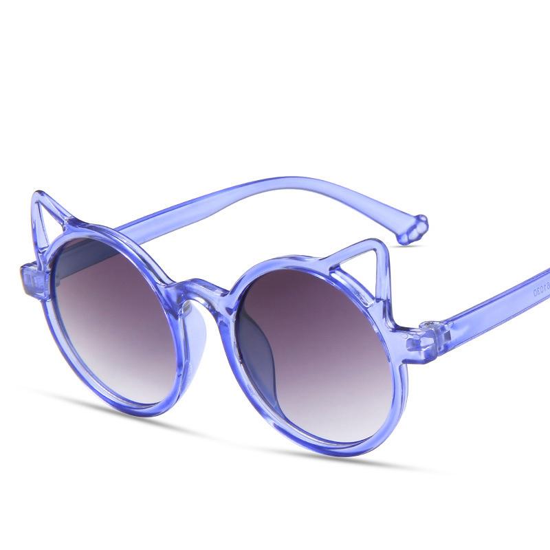 Kleinkind Katze Geformte Sonnenbrille Mädchen Kleiner Teufel Katzenohren Brille Sonnenbrille Outdoor-Brille für Strandparty Sommeraktivitäten