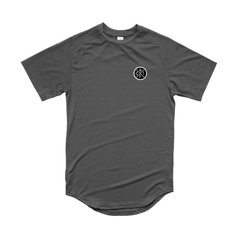 

Muscleguys Летняя фитнес-тренировка Половина рукава Футболки Мужские спортивные потовые и дышащие с короткими рукавами Сетчатые топы Простые XL серый