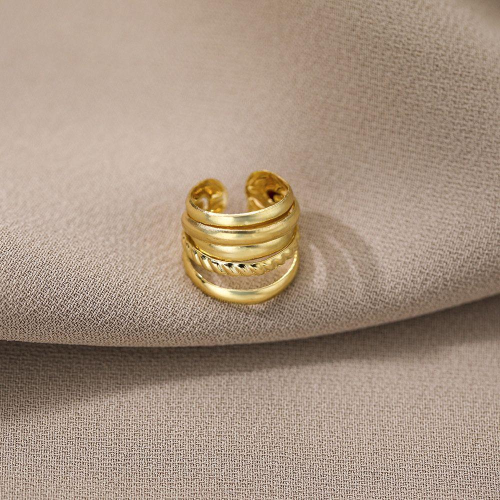 C-Shape Gift Multi-layer For Women Korean Style Earrings Earring Set Ear Bone Clips Leaves Ear Cuff