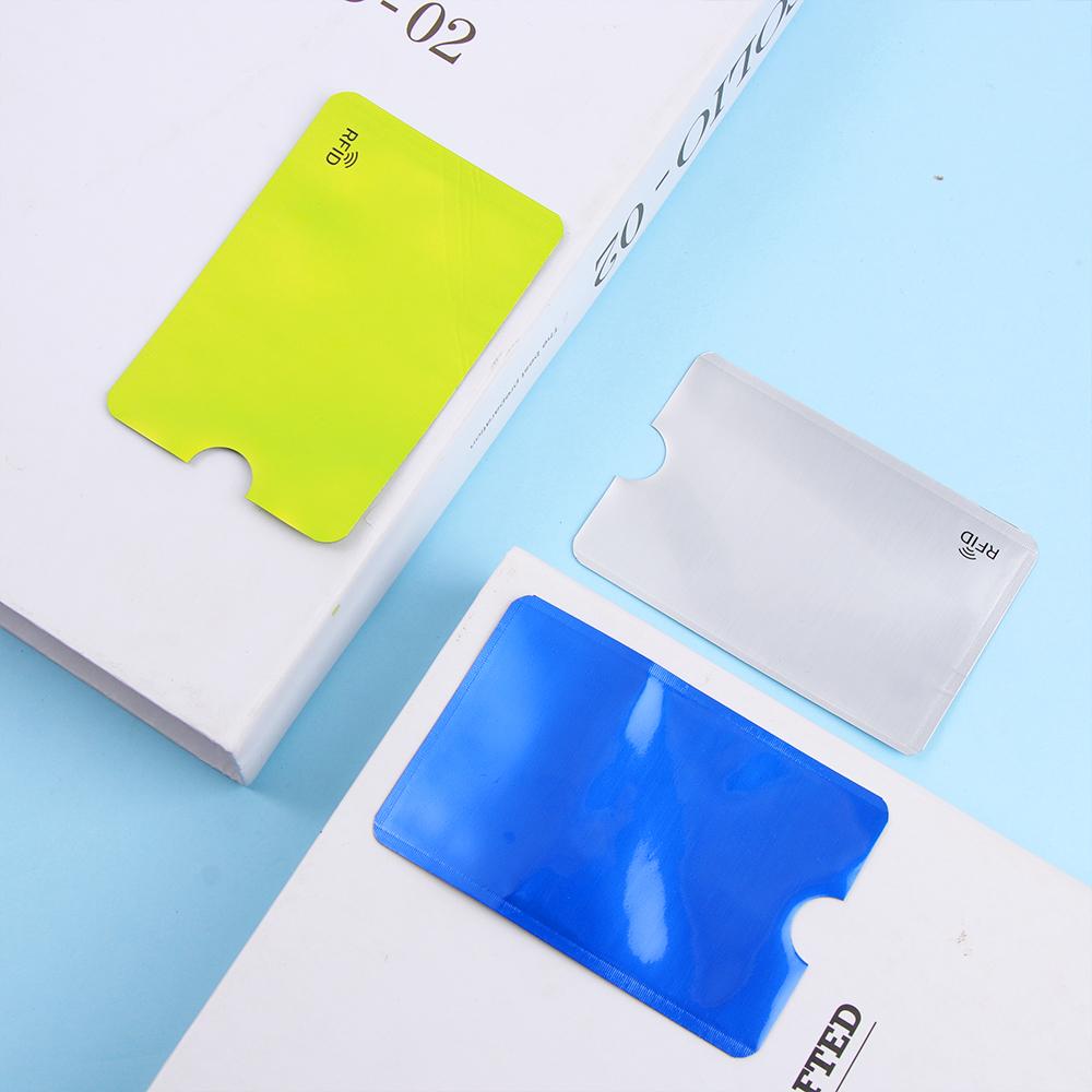 1/5 szt. Uchwyt na kartę Rfid Antykradzieżowy Aluminiowy Blokujący Etui Ochronne Pokrowiec na Karty Kredytowe Bankowe Bezpieczeństwo Smart Reader Torba do Przechowywania
