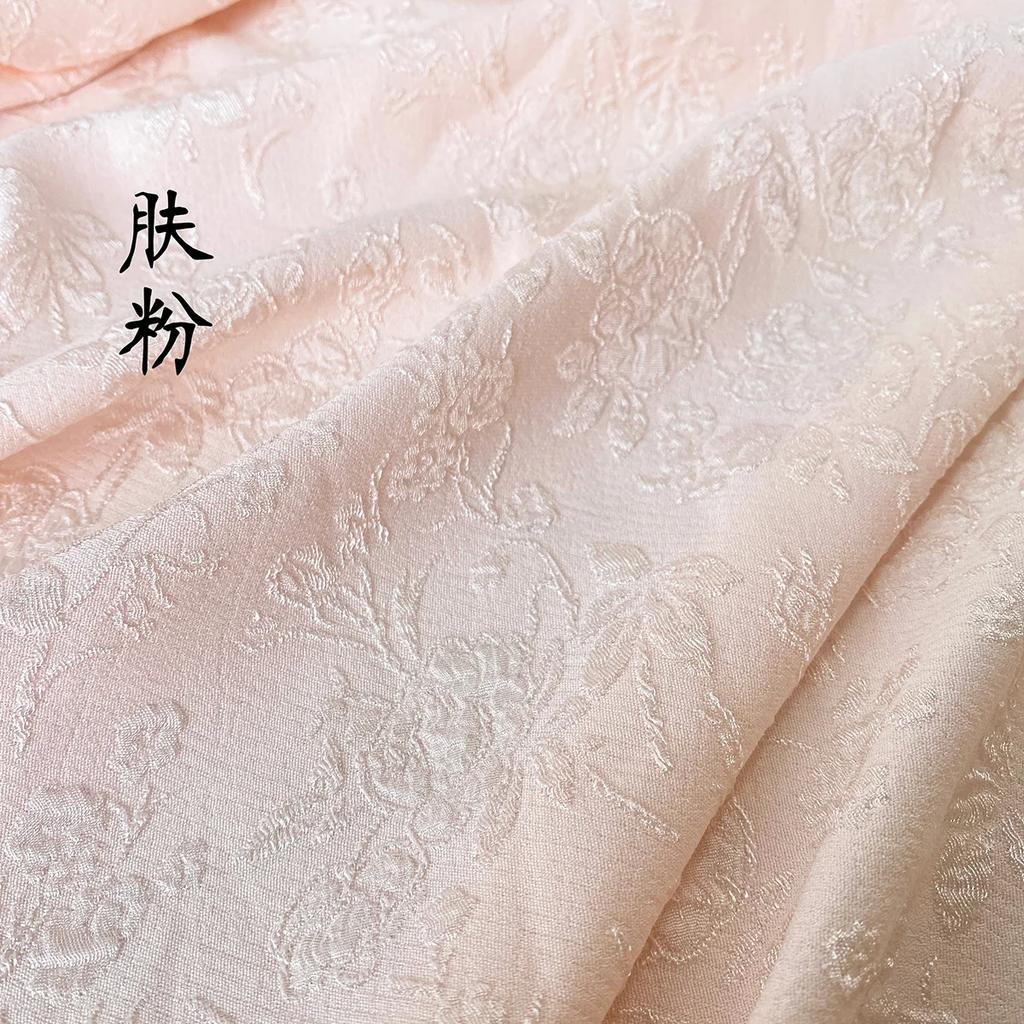 150x50/500cm Geprägter Jacquardstoff mit kleinen Rosen für Damenkleider, Prinzessinnenkleider, Handgefertigter DIY-Stoff TJ10065