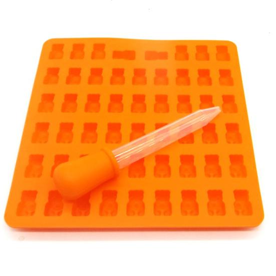 Forma na gumu Nepřilnavá forma na medvídky bez BPA