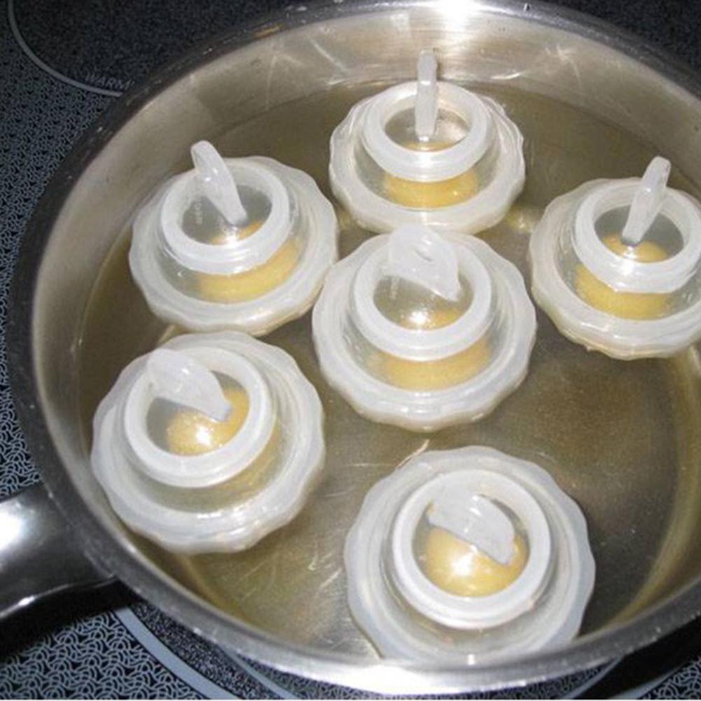 7PCS/Set Egg Cooker Egg Yolk Separator Egg Steamer Cooking Utensils Cooking Tool Boiled Egg Apparatu