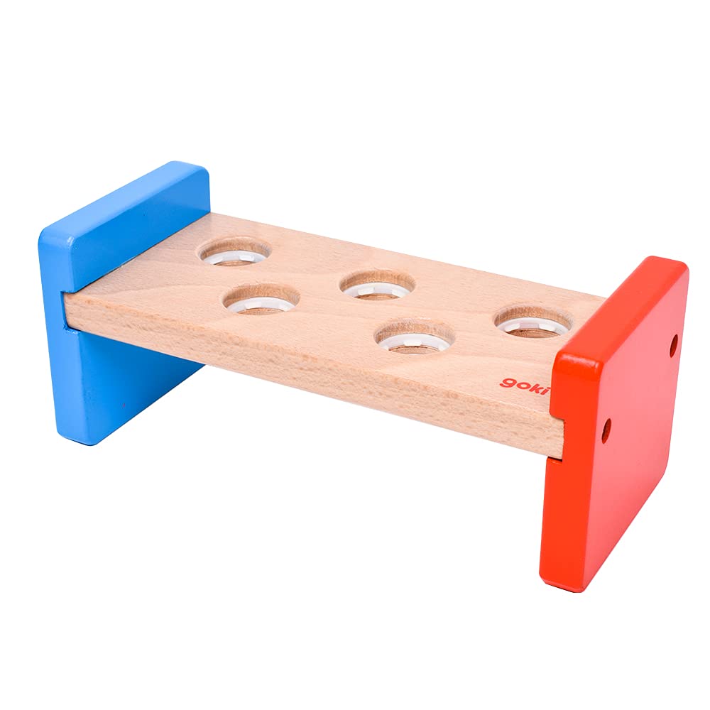 Hammerbank, goki basic.: 21 x 8,8 x 8,5 cm, Holz, 5 Stäbe, per Stück