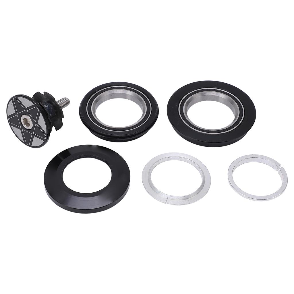 Bike Headset Bearings CNC Process Low Noise Rust Proof Road Bike Double Sealed Bearing Headset for 44‑50.6mm Frame