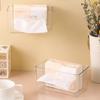 Transparente Taschentuchbox Servietten-Gesichtstuch-Aufbewahrungsbox Badezimmer Papierhalter