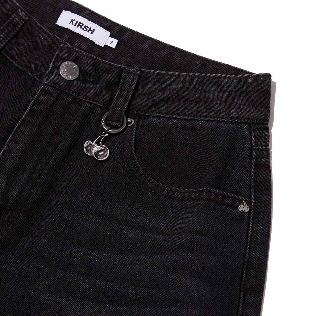 KIRSH Relaxed Fit Denim Pants [Black]