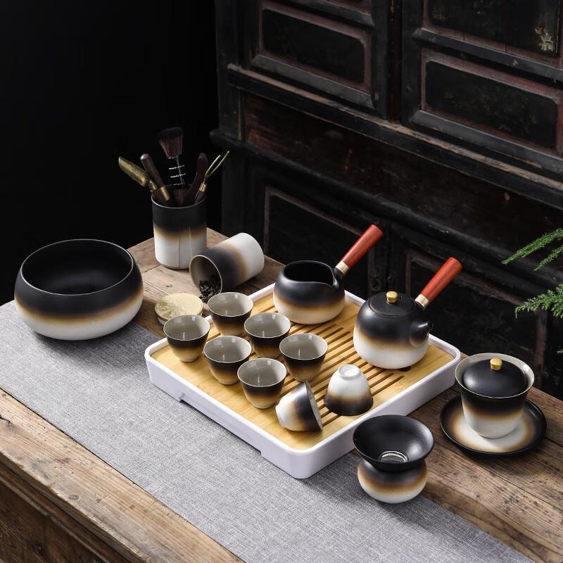 Black Pottery Gongfu Tea Set
