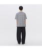 Keoseuuteommellou Gray Striped T-Shirt Cwtam26423Gyx