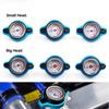 Racing Small and Big Head Thermost Radiator Cap Tank Cover Water Temp Gauge 0.9BAR or 1.1BAR or 1.3 BAR Cover No Logo Fuel Tank Caps3