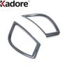 For Kia Seltos     Carbon Fiber Car Front Side Air Condition Vent Outlet Cover Molding Trim Interior Accessories