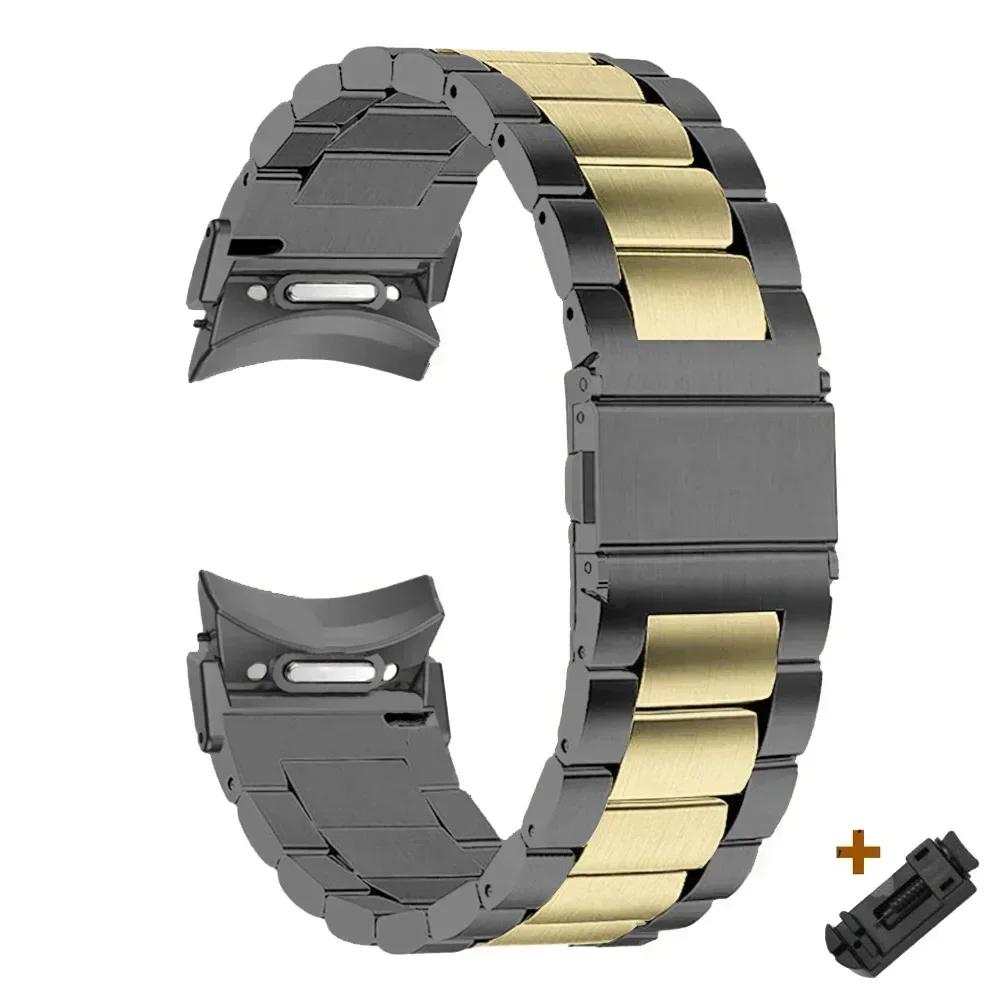 No Gaps Stainless Steel Band for Samsung Galaxy Watch 7 6 5 4 40mm 44mm 5Pro 45mm Metal Bracelet for 6Classic 43/47mm Wristband