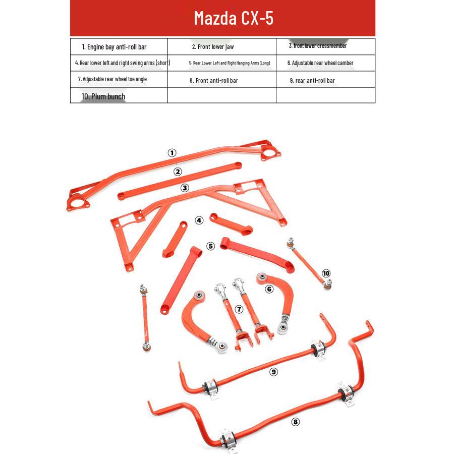 Mazda CX-5 Chassis Protection: Top Bar Balance & Lower Control Arm Upgrade