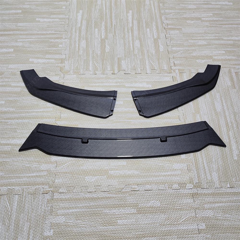 3Pcs For BMW 1 Series F20 F21 116i 118i 120i 2011-2019 Car Front Bumper Lip Spoiler Splitter Diffuser Accessories Body Kit Cover