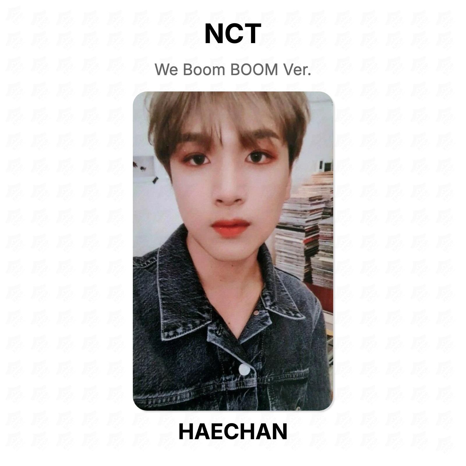 NCT We Boom BOOM Версия. Официальная фотокарта HAECHAN