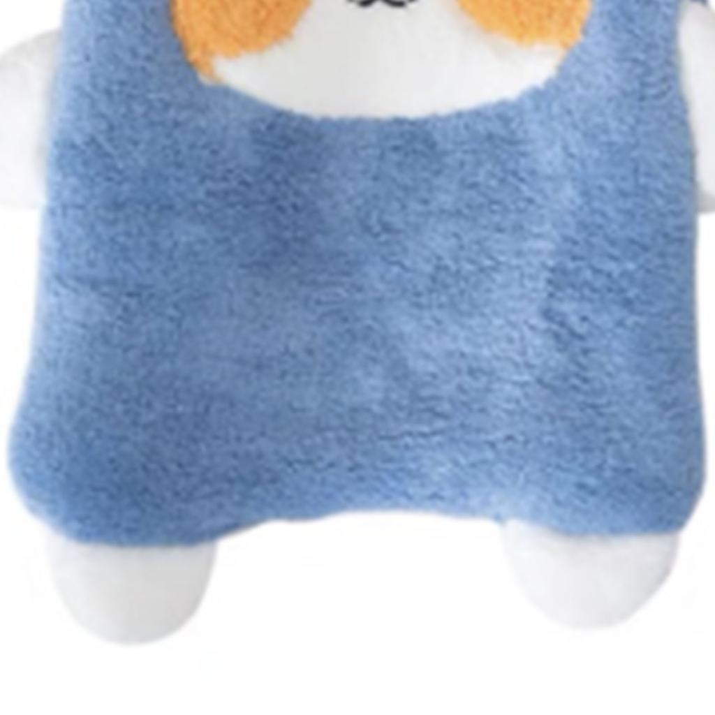 Towel Dog Pattern Coral Fleece Strong Water Absorption Fast Drying Hanging Hand Towel