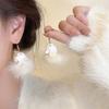 Autumn Winter Easter Earrings for Women Funny Rabbit Hare Carrot Korean Lovely Fashion Fur White Bunny Gift Jewelry Accessories
