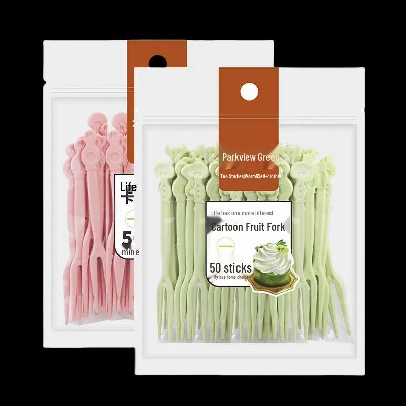 Cartoon Fruit & Cake Picks, 100-count