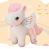 Cute Flying Horse Plush Doll With Embroidery Details For Children