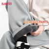Baleno Men's Heavyweight Winter Warm Wide-Leg Casual Trousers