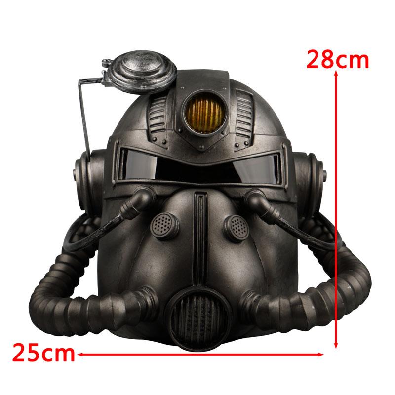 

76 Vault Boy Cosplay Radiation Soft PVC Mask Power Armour Helmet Masks Halloween Masquerade Party Carnival Costume Props One Size