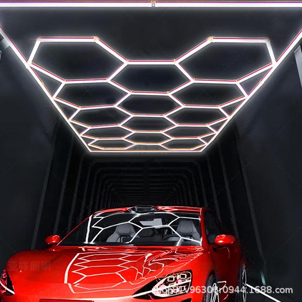 2025 Extra Wide High Brightness Honeycomb LED Garage & Car Wash Light