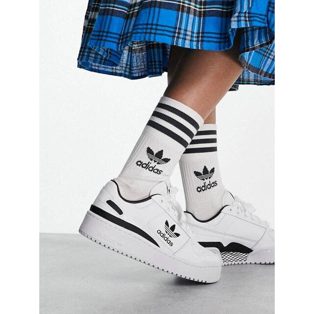 

Черно-белые кроссовки adidas Originals Forum Bold